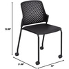 image:imageSafco Next Polypropylene Office Chair Black 4Carton 4314BL