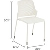 image:imageSafco Next Stacking Chairs Qty 4 White 201 D x 1975 W x 3225 HWhite